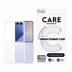 CARE by PanzerGlass Urban Combat Case Samsung Galaxy Z Flip 7 - Transparent