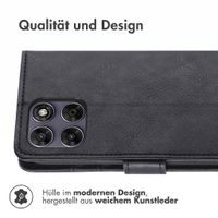 imoshion Luxuriöse Klapphülle Motorola Moto G77 - Schwarz
