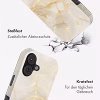 Selencia Vivid Rückabdeckung mit MagSafe Apple iPhone 17 - Golden Beige Marble