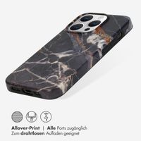 Selencia Aurora Fashion Back Case Apple iPhone 15 Pro - Onyx Black Marble
