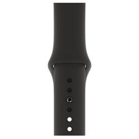 Apple Sport Band für Apple Watch Series 1-9 / SE - 38/40/41 mm / Series 10 - 42 mm - Schwarz