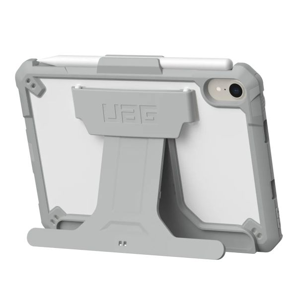 UAG Scout Healthcare backcover mit Ständer und Strap Apple iPad Mini 7 (2024) / iPad Mini 6 (2021) - Weiß / Grau