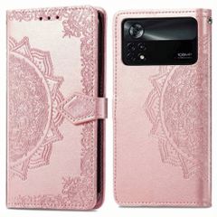 imoshion Mandala Klapphülle Xiaomi Poco X4 Pro 5G - Rosé gold