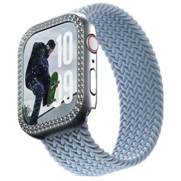 SAFE by PanzerGlass Bling Bumper für die Apple Watch Ultra 1/2/3 - 49 mm - Silber