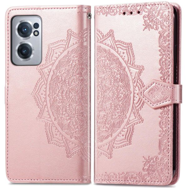 imoshion Mandala Klapphülle für das OnePlus Nord CE 2 5G - Rose Gold