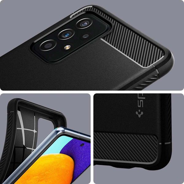 Spigen Rugged Armor Case Samsung Galaxy A52(s) (5G/4G) - Schwarz