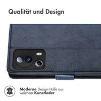 imoshion Luxuriöse Klapphülle Xiaomi 13 Lite - Dunkelblau