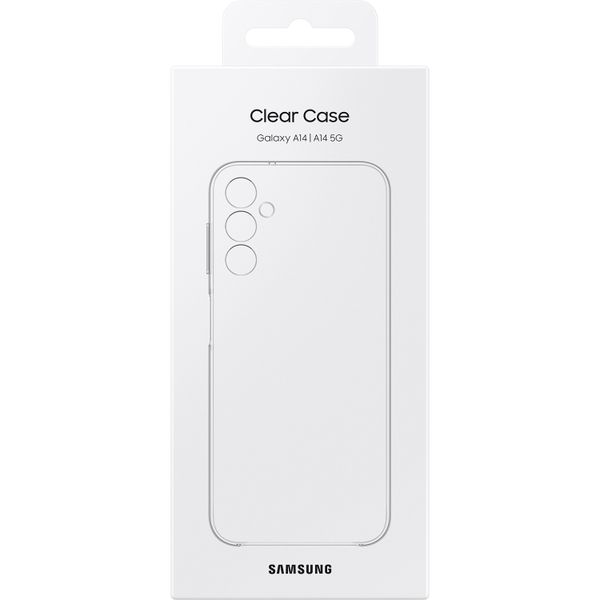 Samsung Original Silicone Clear Cover für das Samsung Galaxy A14 (5G/4G) - Transparent