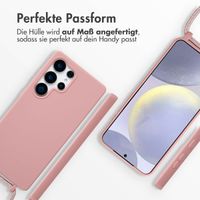 imoshion Silikonhülle mit Band für das Samsung Galaxy S25 Ultra - Sand Pink