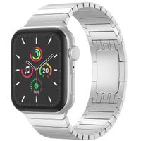 Selencia Gliederarmband aus Edelstahl für die Apple Watch Series 1 bis 9 / SE (38/40/41 mm) | Series 10 (42 mm) - Silber