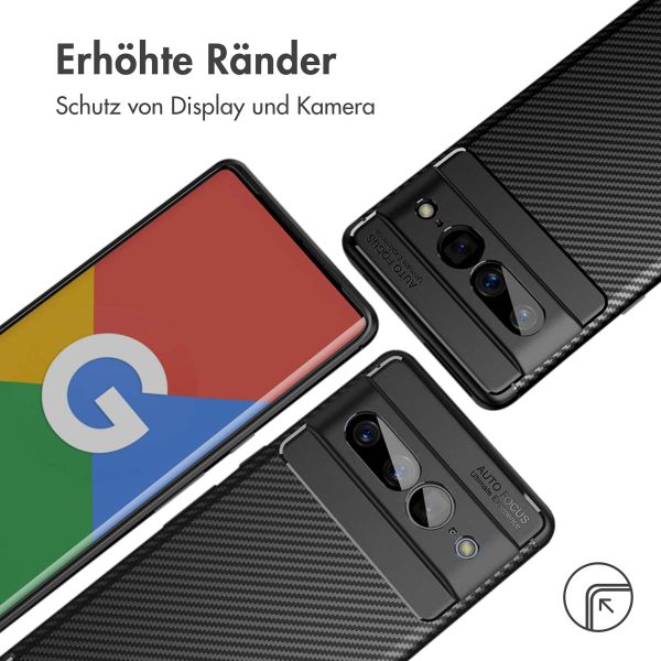 imoshion Carbon-Hülle für das Google Pixel 7 Pro - Schwarz