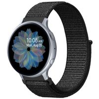 imoshion Nylonarmband für das  Samsung Galaxy Watch 4 / 5 / 6 / 7 / FE (20 mm) - Schwarz