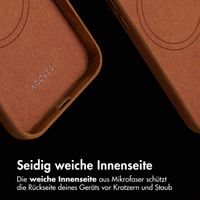 Accezz Vintage Leather Magsafe Backcover Apple iPhone 14 - Tabacco Cognac