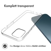Accezz Clear TPU Backcover Apple iPhone 12 (Pro) - Transparent