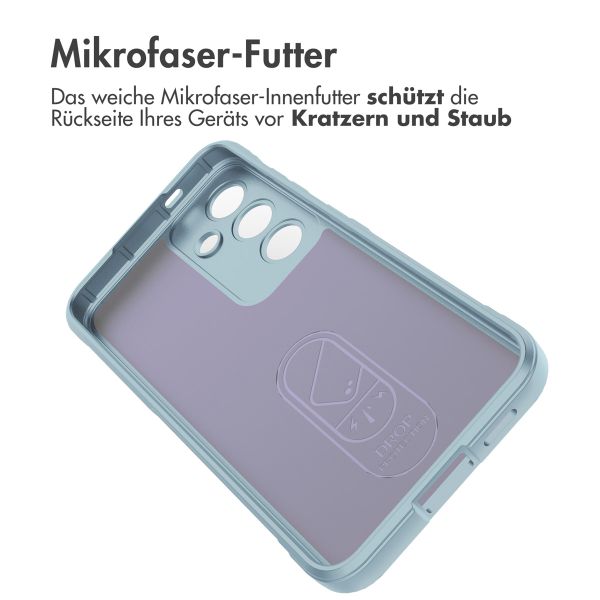 imoshion EasyGrip Back Cover für das Samsung Galaxy S24 Plus - Hellblau