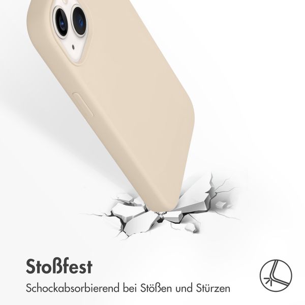Accezz Liquid Silikoncase Apple iPhone 14 / 13 - Stone