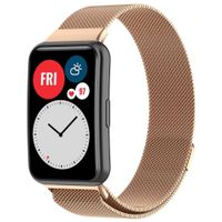 imoshion Magnetisches Milanaise Armband für das  Huawei Watch Fit - Rosé gold