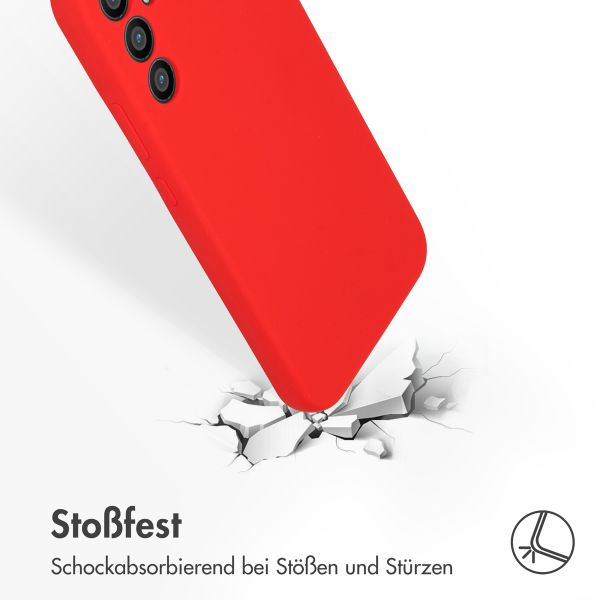 Accezz Liquid Silikoncase Samsung Galaxy A34 (5G) - Rot