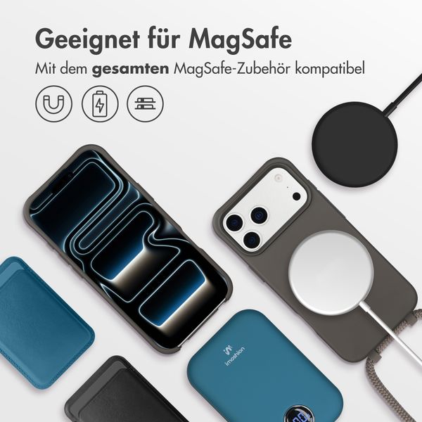imoshion Color Backcover mit abnehmbarem Handykette und MagSafe Apple iPhone 17 Pro - Black Coffee