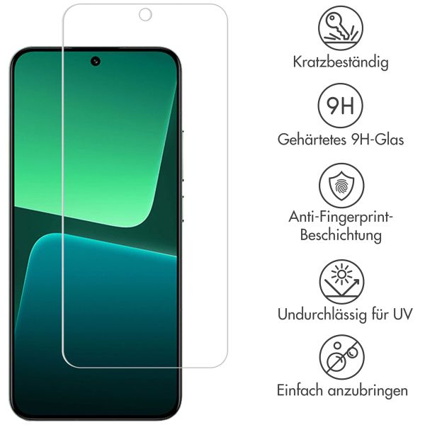 Selencia Displayschutz aus gehärtetem Glas für das Xiaomi 13 / 14