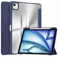 imoshion Trifold Hardcase Klapphülle Apple iPad Air 13 Zoll (2025) M3 / (2024) M2 - Dunkelblau