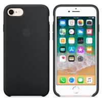 Apple Silikoncase Apple iPhone SE (2022 / 2020) / 8 / 7 - Schwarz