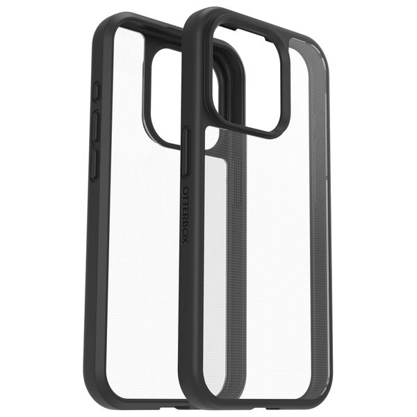 OtterBox React Backcover für das Apple iPhone 15 Pro - Transparent / Schwarz