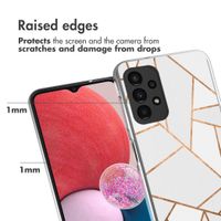 imoshion Design Hülle für das Samsung Galaxy A13 (4G) - White Graphic