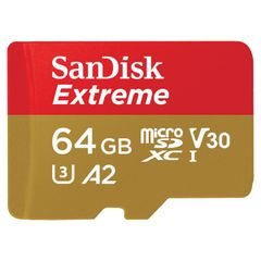 SanDisk microSD Extreme - 64GB - Inklusive RescuePro Deluxe - UHS-I/U3/Full HD/4K UHD