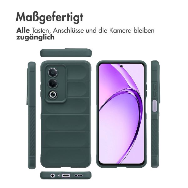 imoshion EasyGrip Back Cover für das Oppo A80 5G - Dunkelgrün