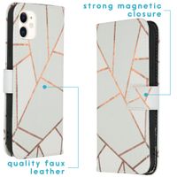 imoshion Design TPU Klapphülle für das iPhone 11 - White Graphic