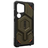 UAG Monarch Pro Backcover für das Samsung Galaxy S25 Ultra - Kevlar Element Green