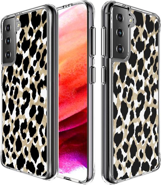 imoshion Design Hülle für das Samsung Galaxy S21 FE - Leopard / Schwarz