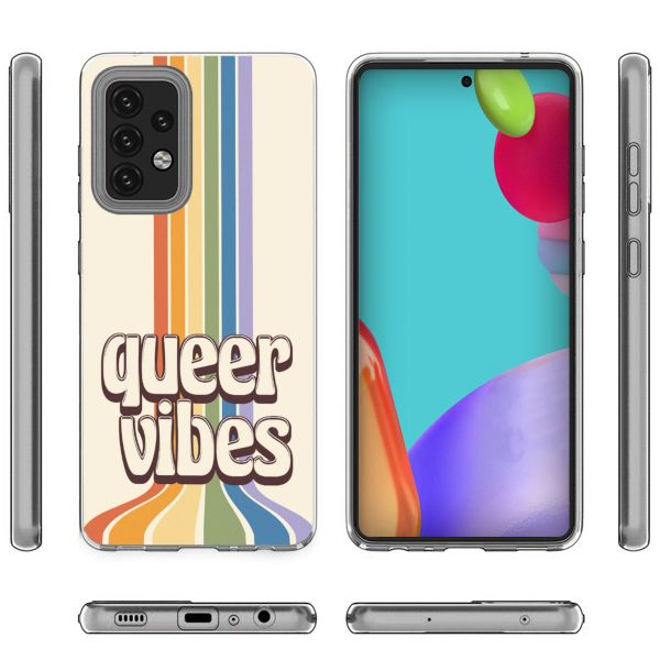 imoshion Design Hülle für das Samsung Galaxy A52(s) (5G/4G) - Rainbow Queer vibes