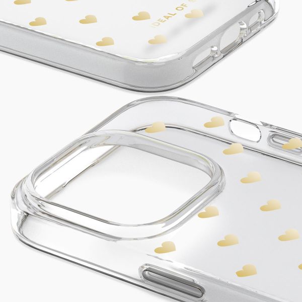 iDeal of Sweden Clear Case für das iPhone 14 Pro Max - Golden Hearts