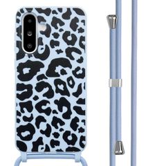 imoshion SilikonHülle design mit Band Samsung Galaxy A36 / A56 - Animal Lila
