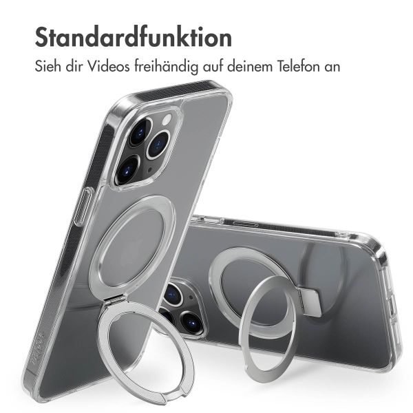 Accezz Ring Stand Backcover mit MagSafe Apple iPhone 13 Pro Max - Transparent