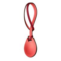Apple AirTag Hermès mit Leder-AirTag Hermès Schlüsselanhänger - Rose Texas