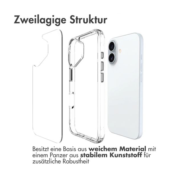 imoshion Rugged Air Case Apple iPhone 16 - Transparent