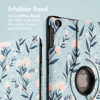 imoshion 360° drehbare Design Klapphülle Apple iPad 6 (2018) 9.7 Zoll / iPad 5 (2017) 9.7 Zoll - Flowers