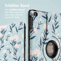 imoshion 360° drehbare Design Klapphülle für das iPad 6 (2018) / iPad 5 (2017) / Air 2 (2014) / Air 1 (2013)- Flowers