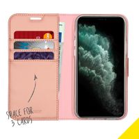 Accezz Wallet TPU Klapphülle Apple iPhone 12 (Pro) - Rosé gold