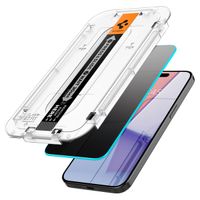 Spigen EZ Fit GLAS.tR mit Installation Tray - Privacy Glass - 1er Pack Apple iPhone 15 Pro