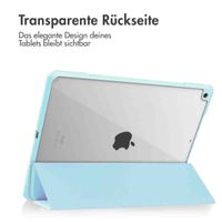 imoshion Trifold Hardcase Klapphülle für das iPad 9 (2021) 10.2 Zoll / iPad 8 (2020) 10.2 Zoll / iPad 7 (2019) 10.2 Zoll - Hellblau