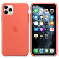 Apple Silikon-Case Clementine Orange für das Apple iPhone 11 Pro Max
