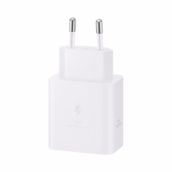 Samsung Original Power Adapter mit USB-C-Kabel - Ladegerät - USB-C-Anschluss - Fast Charger - 45 Watt - 1,8 m - Weiß