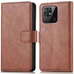 imoshion Luxuriöse Klapphülle Xiaomi Redmi 10C - Braun