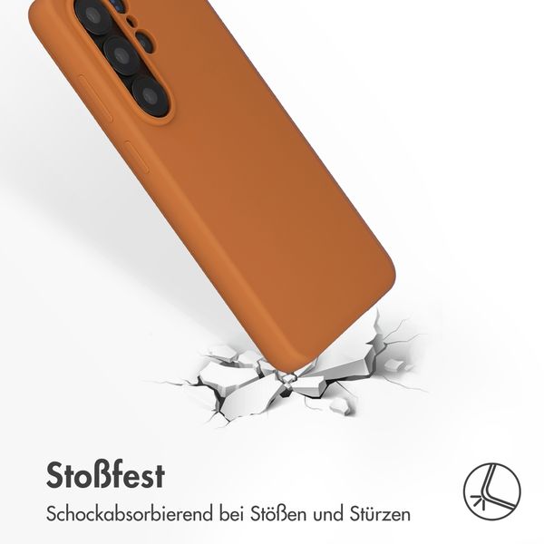 Accezz Liquid Silikoncase mit MagSafe Samsung Galaxy S26 Ultra - Orange