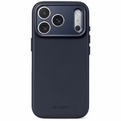 Decoded Leather Backcover MagSafe Apple iPhone 18 Pro / 17 Pro - Midnight