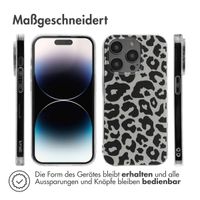 imoshion Design Hülle Apple iPhone 14 Pro - Leopard Transparent